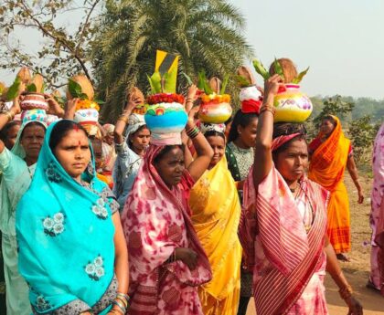 शक्ति दिवस के अवसर पर कलश यात्रा निकाली हल्बा समाज